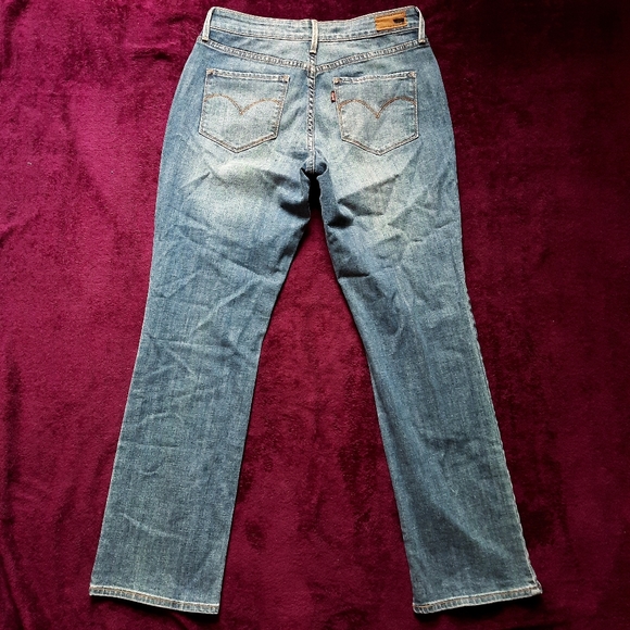Levi's 10 Straight-Leg Bold Curve Classice Rise Medium Wash Jeans - Picture 3 of 7